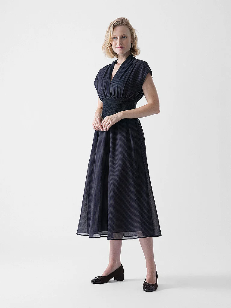 Tory Burch Midikleid Dunkelblau | 38-image